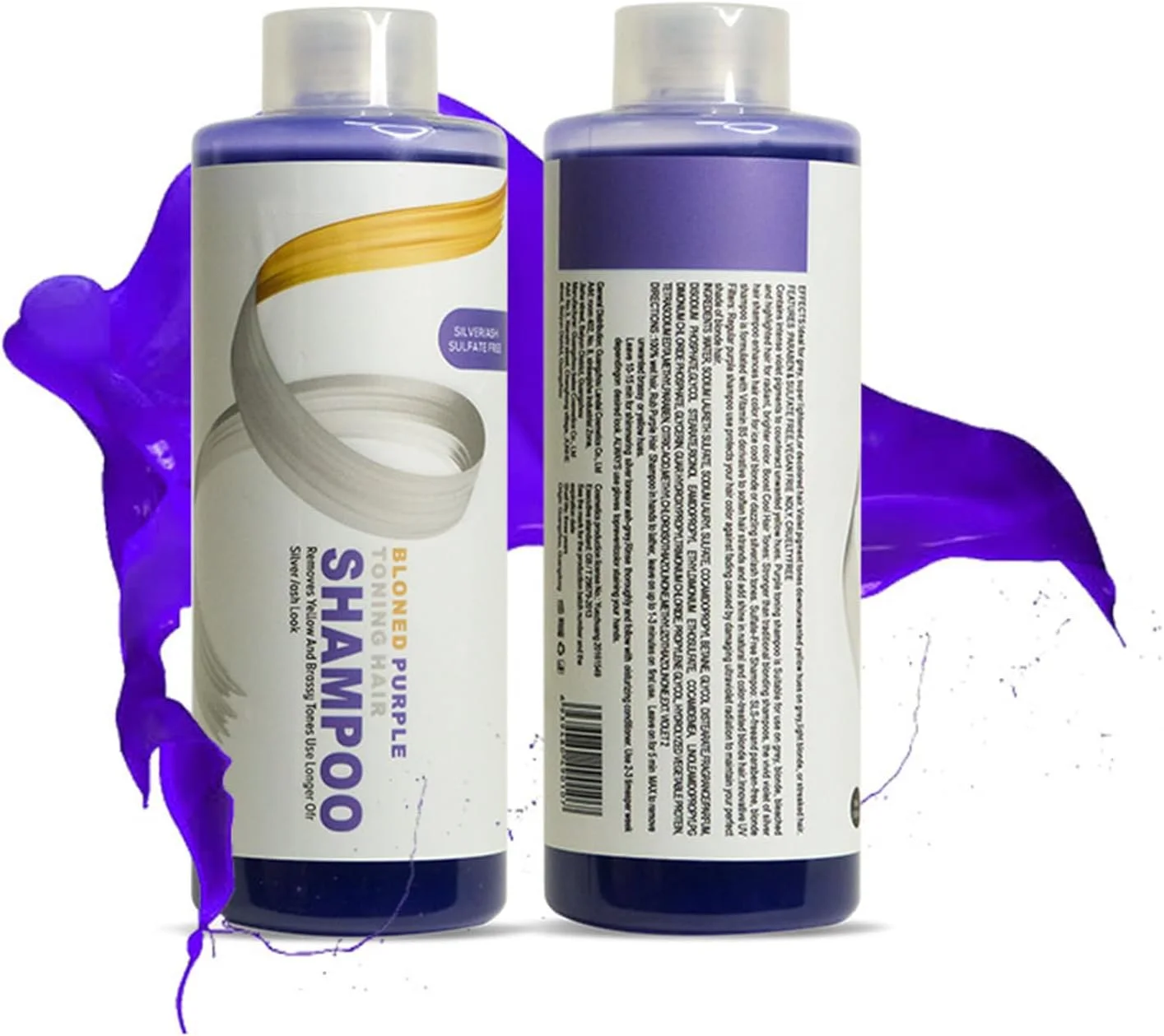 شامپو ضد زردی Lyaqbe، شامپو بنفش برای موهای بلوند، خنثی کننده زردی و خاکستری شدن و احیا کننده درخشش با ته رنگ سرد شامپو ضد زردی Lyaqbe، شامپو بنفش برای موهای بلوند، خنثی کننده زردی و خاکستری شدن و احیا کننده درخشش با ته رنگ سرد