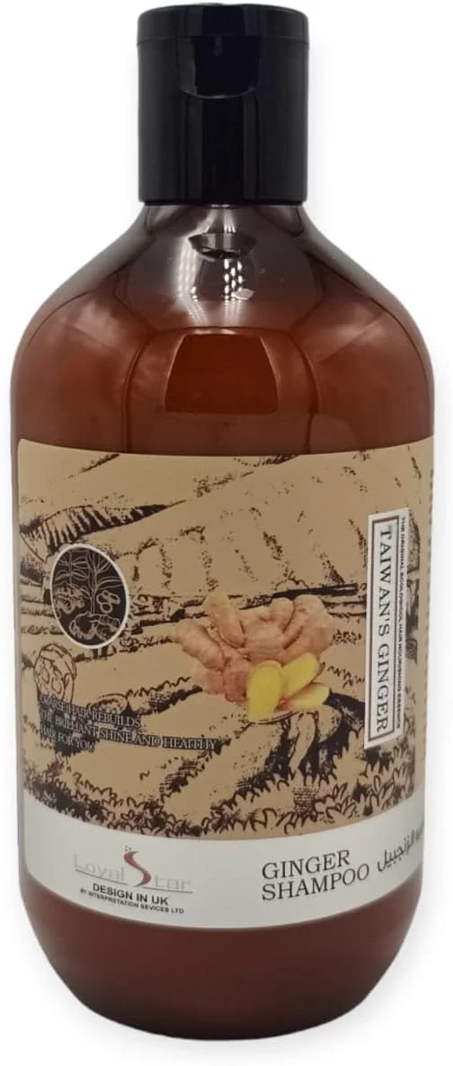 شامپو زنجبیل Loyal Star، ۵۶۰ میلی لیتر، ۱۰۰٪ ارگانیک، ساخته شده از زنجبیل خالص شامپو زنجبیل Loyal Star، ۵۶۰ میلی لیتر، ۱۰۰٪ ارگانیک، ساخته شده از زنجبیل خالص