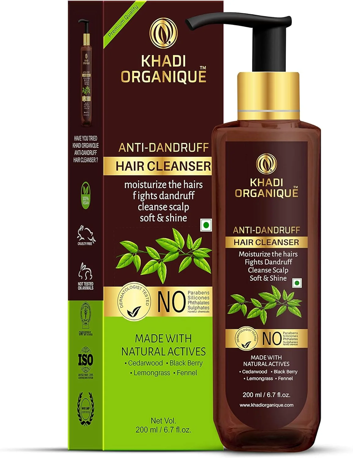 شامپو ضد شوره سر طبیعی خادی ارگانیک (بسته 2 عددی 210 میلی لیتری شامپو بدون مواد شیمیایی برای شوره سر) شامپو ضد شوره سر طبیعی خادی ارگانیک (بسته 2 عددی 210 میلی لیتری شامپو بدون مواد شیمیایی برای شوره سر)