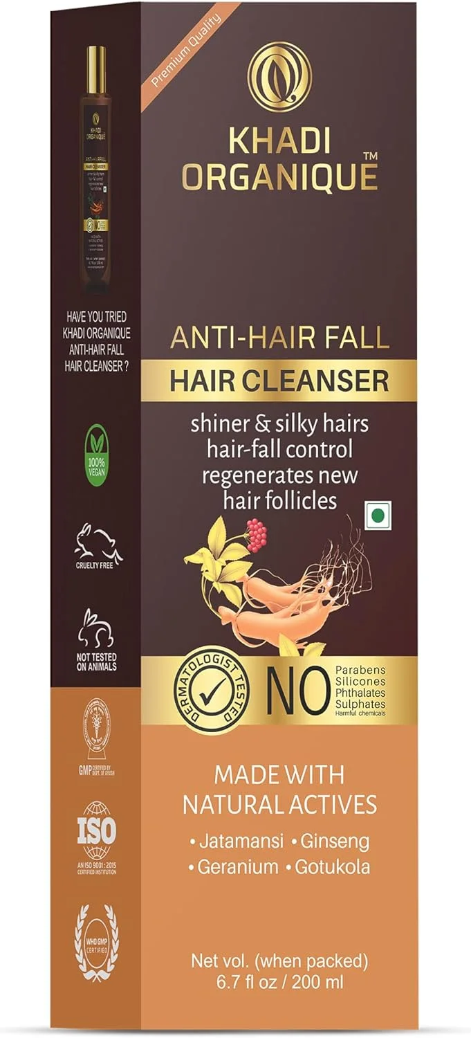 شوینده موی سر ضد ریزش مو خادی ارگانیک 200 میلی لیتر شوینده موی سر ضد ریزش مو خادی ارگانیک 200 میلی لیتر