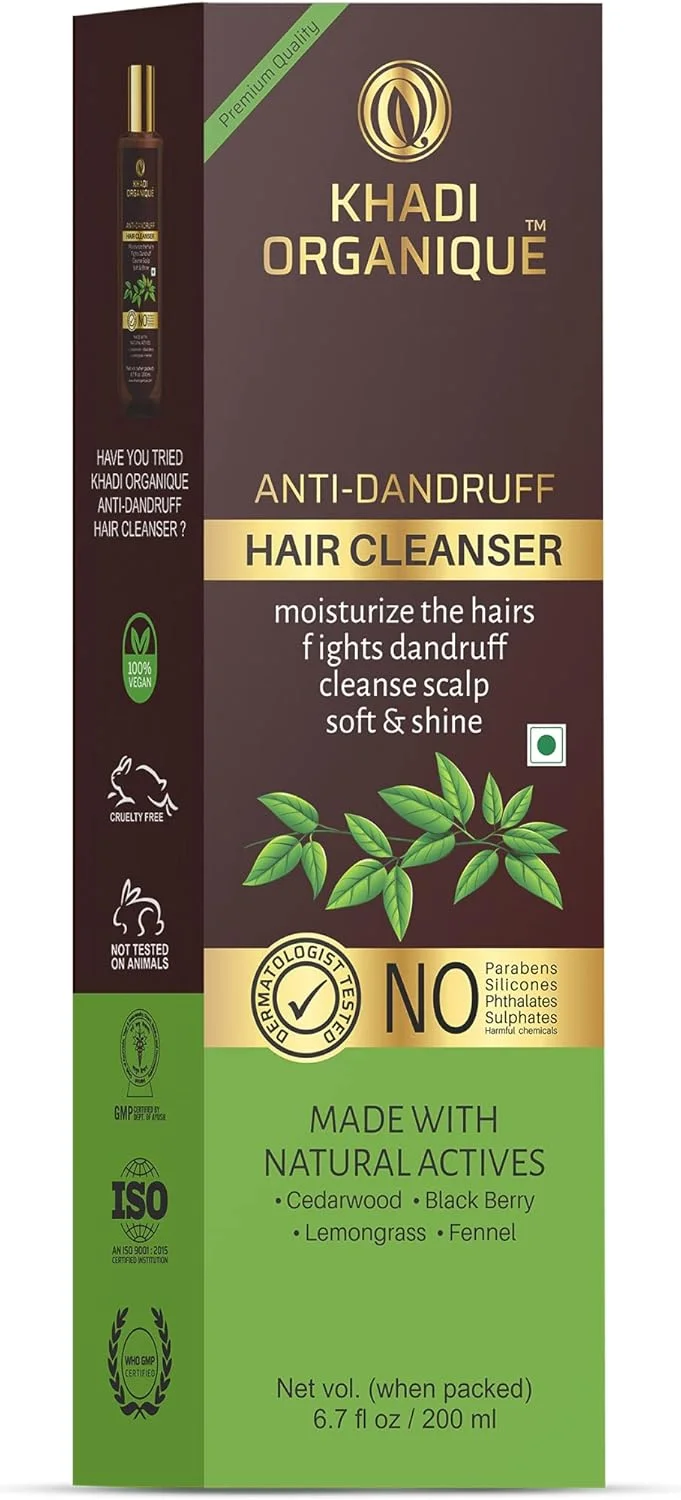 شوینده موی سر ضد شوره خادی ارگانیک 200 میلی لیتر شوینده موی سر ضد شوره خادی ارگانیک 200 میلی لیتر