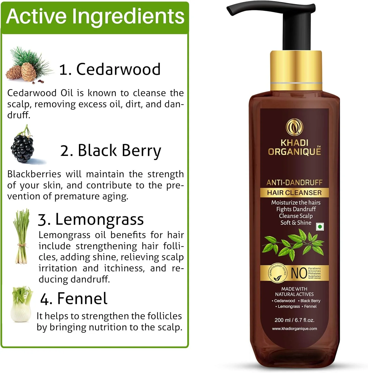 شامپو ضد شوره سر طبیعی خادی ارگانیک (بسته 2 عددی 210 میلی لیتری شامپو بدون مواد شیمیایی برای شوره سر) شامپو ضد شوره سر طبیعی خادی ارگانیک (بسته 2 عددی 210 میلی لیتری شامپو بدون مواد شیمیایی برای شوره سر)