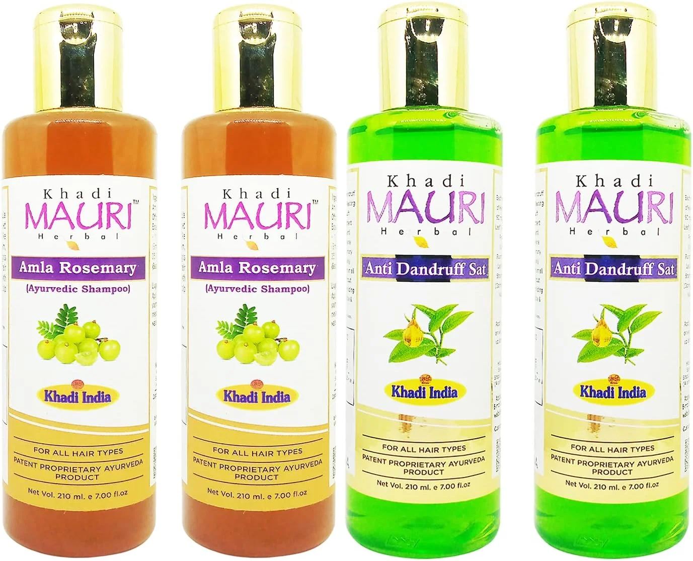 شامپو ضد شوره آملا و رزماری خادی موری - بسته 4 عددی (840 میلی لیتر) شامپو ضد شوره آملا و رزماری خادی موری - بسته 4 عددی (840 میلی لیتر)