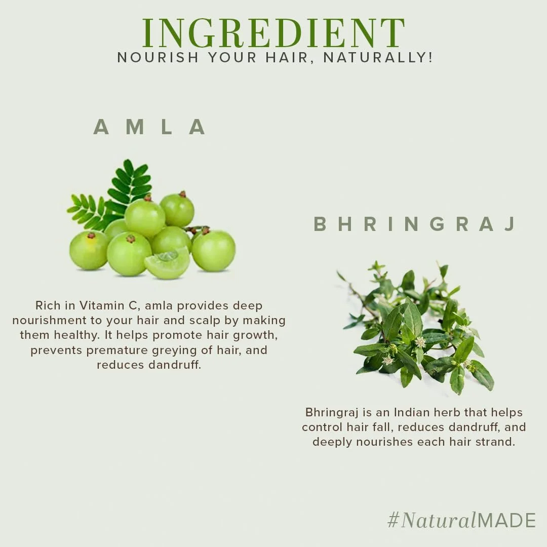 شامپو گیاهی طبیعی آیورودا خادی آملا و برینگراج، فاقد SLS و پارابن، 210 میلی لیتر (بسته 2 عددی) شامپو گیاهی طبیعی آیورودا خادی آملا و برینگراج، فاقد SLS و پارابن، 210 میلی لیتر (بسته 2 عددی)