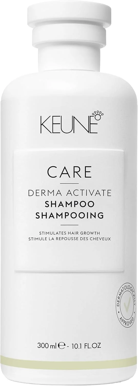 شامپو فعال کننده پوست سر Keune Care Derma، پاک کننده ضد ریزش مو و حجم دهنده برای موهای نازک، 300 میلی لیتر شامپو فعال کننده پوست سر Keune Care Derma، پاک کننده ضد ریزش مو و حجم دهنده برای موهای نازک، 300 میلی لیتر