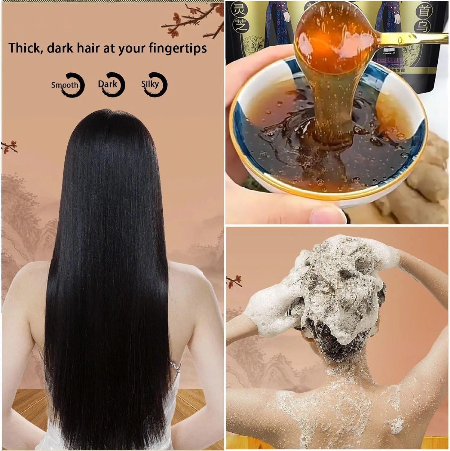 شامپو ضد ریزش مو Identicalven، شامپو ضد ریزش مو با عصاره گیاه زنجبیل از ژاپن، شامپو Polygonum Multiflorum، شامپو رشد مو Identicalven کنترل چربی ضد شوره سر (2 عدد) شامپو ضد ریزش مو Identicalven، شامپو ضد ریزش مو با عصاره گیاه زنجبیل از ژاپن، شامپو Polygonum Multiflorum، شامپو رشد مو Identicalven کنترل چربی ضد شوره سر (2 عدد)