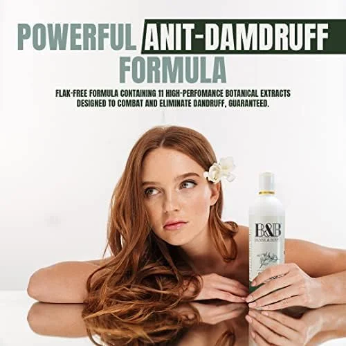 شامپو چای سبز و درخت چای B&B BUNNY & BERRY، داروی آیورودا، بسته 2 عددی | شامپو ضد شوره درخت چای، 500 میلی لیتر شامپو چای سبز و درخت چای B&B BUNNY & BERRY، داروی آیورودا، بسته 2 عددی | شامپو ضد شوره درخت چای، 500 میلی لیتر