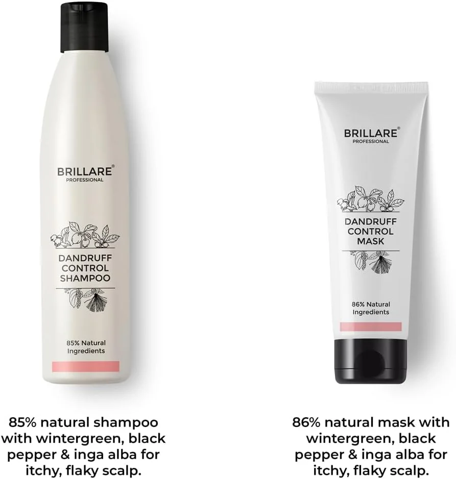 مجموعه شامپو و ماسک موی طبیعی ضد شوره سر بریلیر، غنی شده با فلفل سیاه و میوه گالتریا، کنترل کننده شوره سر، تسکین دهنده خارش و پوسته پوسته شدن پوست سر، شامپو 300 میلی لیتر + ماسک 125 میلی لیتر مجموعه شامپو و ماسک موی طبیعی ضد شوره سر بریلیر، غنی شده با فلفل سیاه و میوه گالتریا، کنترل کننده شوره سر، تسکین دهنده خارش و پوسته پوسته شدن پوست سر، شامپو 300 میلی لیتر + ماسک 125 میلی لیتر