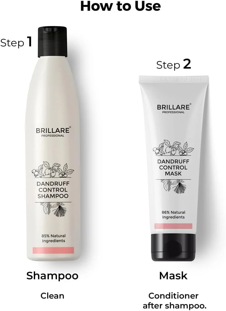 مجموعه شامپو و ماسک موی طبیعی ضد شوره سر بریلیر، غنی شده با فلفل سیاه و میوه گالتریا، کنترل کننده شوره سر، تسکین دهنده خارش و پوسته پوسته شدن پوست سر، شامپو 300 میلی لیتر + ماسک 125 میلی لیتر مجموعه شامپو و ماسک موی طبیعی ضد شوره سر بریلیر، غنی شده با فلفل سیاه و میوه گالتریا، کنترل کننده شوره سر، تسکین دهنده خارش و پوسته پوسته شدن پوست سر، شامپو 300 میلی لیتر + ماسک 125 میلی لیتر