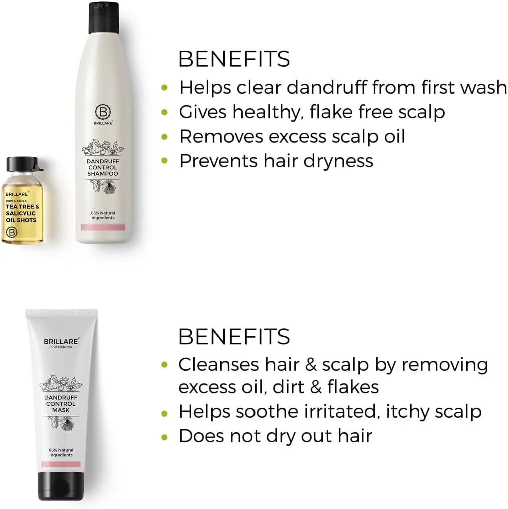 مجموعه درمان ضد شوره سر بریلیر، کنترل کننده شوره سر، تسکین دهنده خارش و پوسته پوسته شدن پوست سر، شامپو 300 میلی لیتر، نرم کننده 125 میلی لیتر و روغن (8 عدد x 6 میلی لیتر) مجموعه درمان ضد شوره سر بریلیر، کنترل کننده شوره سر، تسکین دهنده خارش و پوسته پوسته شدن پوست سر، شامپو 300 میلی لیتر، نرم کننده 125 میلی لیتر و روغن (8 عدد x 6 میلی لیتر)