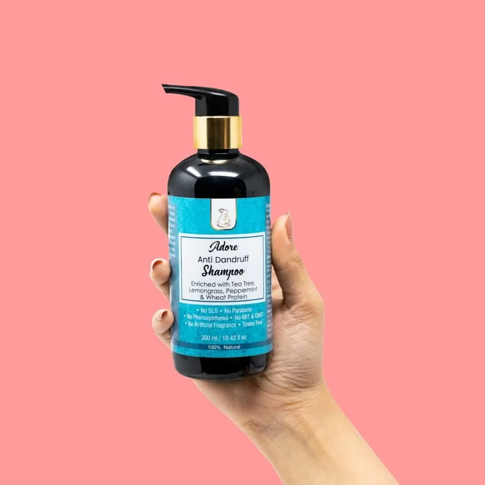 شامپو ضد شوره سر وگان و طبیعی Blush Bunny Organies Adore حاوی 1.5% سالیسیلیک اسید و پروتئین گندم | مناسب آقایان و بانوان | بهترین برای موهای خشک و وز | فاقد SLS و پارابن (300 میلی لیتر) شامپو ضد شوره سر وگان و طبیعی Blush Bunny Organies Adore حاوی 1.5% سالیسیلیک اسید و پروتئین گندم | مناسب آقایان و بانوان | بهترین برای موهای خشک و وز | فاقد SLS و پارابن (300 میلی لیتر)