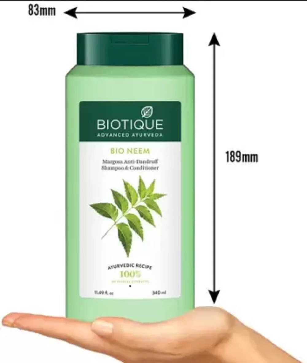 شامپو و نرم کننده ضد شوره سر بایوتیک بایو نیم مارگوسا (680 میلی لیتر) شامپو و نرم کننده ضد شوره سر بایوتیک بایو نیم مارگوسا (680 میلی لیتر)