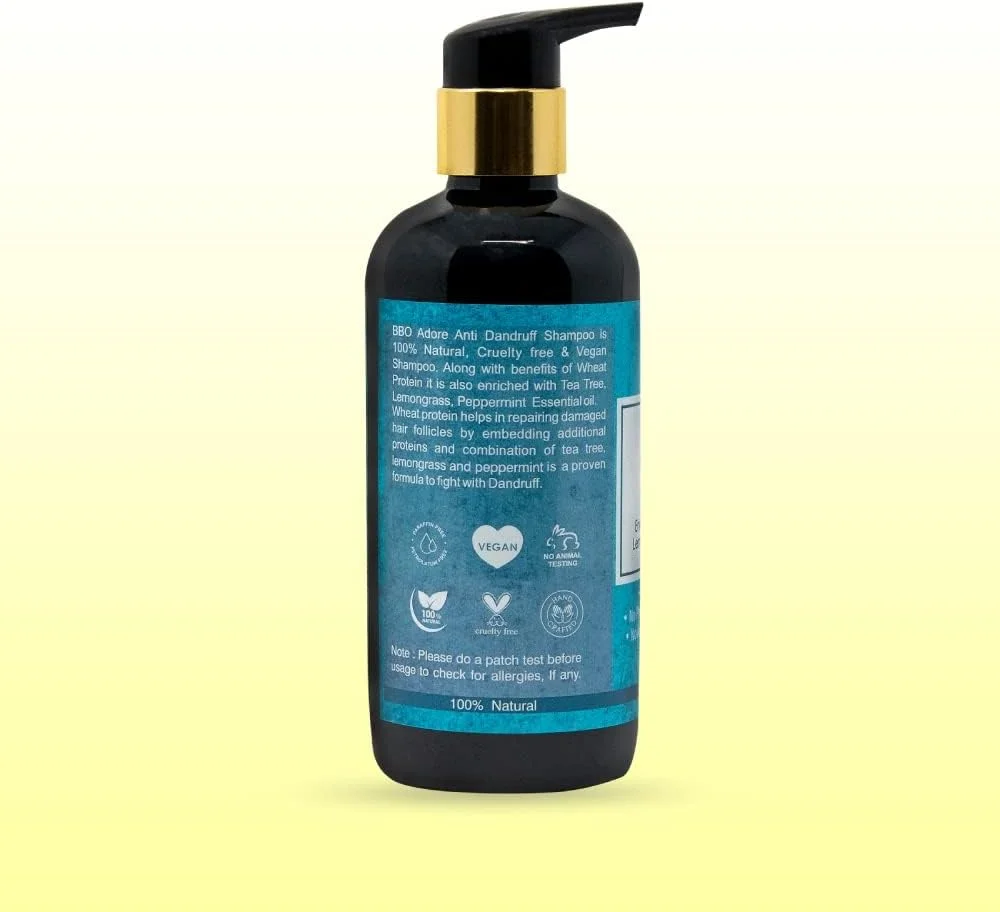 شامپو ضد شوره سر وگان و طبیعی Blush Bunny Organies Adore حاوی 1.5% سالیسیلیک اسید و پروتئین گندم | مناسب آقایان و بانوان | بهترین برای موهای خشک و وز | فاقد SLS و پارابن (300 میلی لیتر) شامپو ضد شوره سر وگان و طبیعی Blush Bunny Organies Adore حاوی 1.5% سالیسیلیک اسید و پروتئین گندم | مناسب آقایان و بانوان | بهترین برای موهای خشک و وز | فاقد SLS و پارابن (300 میلی لیتر)