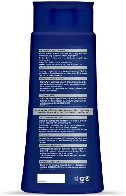 شامپو ضد شوره و ضد ریزش مو مردانه بایوبلاس سری Thermal Expert حجم 360 میلی لیتر شامپو ضد شوره و ضد ریزش مو مردانه بایوبلاس سری Thermal Expert حجم 360 میلی لیتر