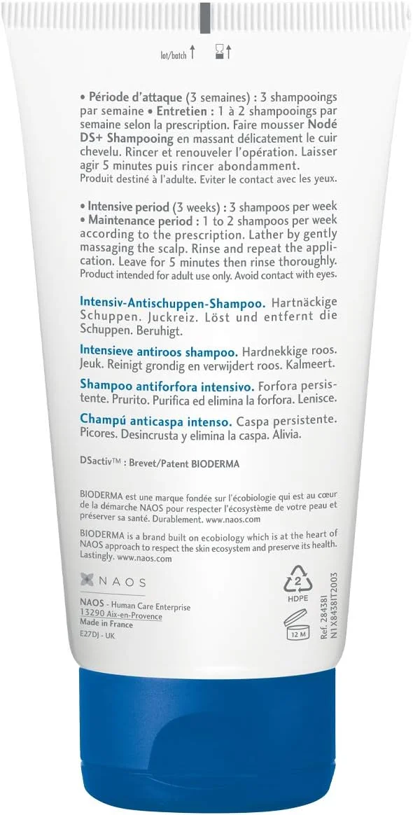 شامپو ضد شوره بایودرما نود دی اس + - شامپو ضد شوره (125 میلی لیتر)