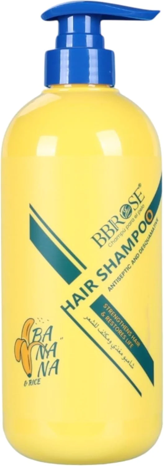 شامپو موی موز BBROSE - فرمول ضد عفونی کننده و لایه بردار که موها را تقویت کرده و به آن ها زندگی می بخشد. تغذیه و آبرسانی با پاکسازی ملایم برای افزایش درخشندگی و نرمی - 800 میلی لیتر شامپو موی موز BBROSE - فرمول ضد عفونی کننده و لایه بردار که موها را تقویت کرده و به آن ها زندگی می بخشد. تغذیه و آبرسانی با پاکسازی ملایم برای افزایش درخشندگی و نرمی - 800 میلی لیتر