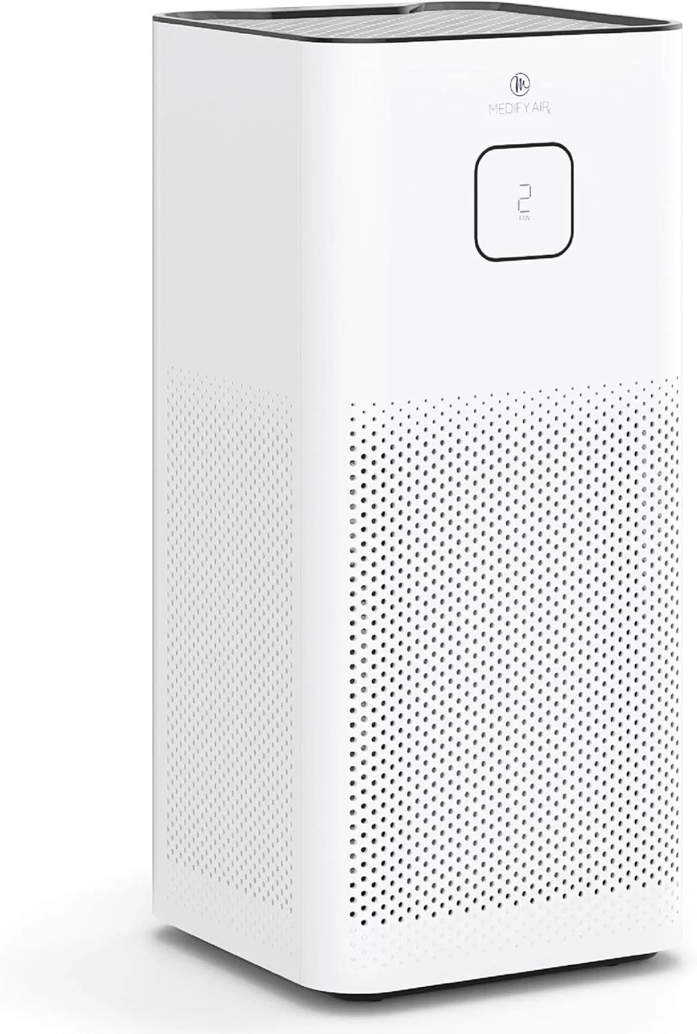 دستگاه تصفیه هوا Medify Air MA-50 با فیلتر H13 HEPA - درجه بالاتر HEPA برای 51 متر مربع | عرضه جدید 2021 | 500 CADR با نور UV | فیلتر '3 در 1' | حذف 99.9٪ در طراحی مدرن (1 بسته، سفید)