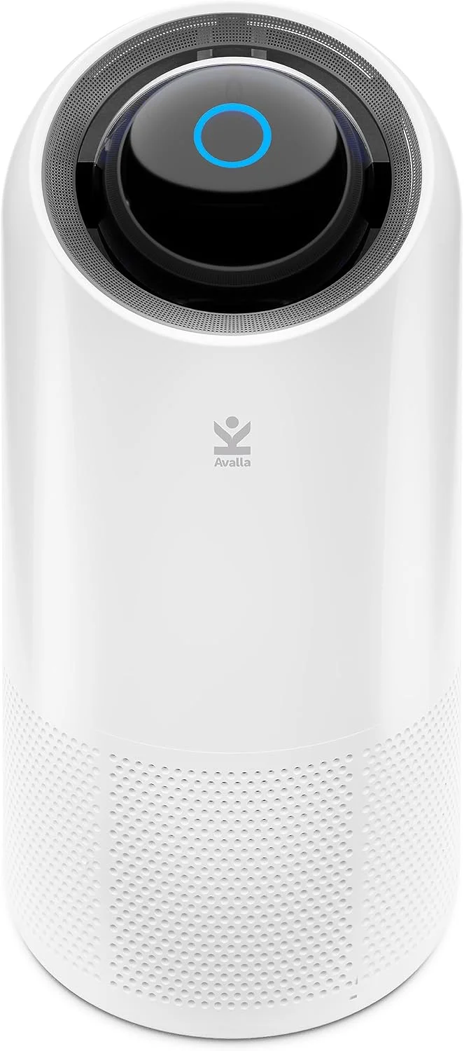 دستگاه تصفیه هوا Avalla R-2200 برای اتاق های بزرگ، 3 سرعت، فیلتر HEPA - حذف 99.97% از مواد آلرژی زا، دود، گرد و غبار، گرده، بو، باکتری ها، ویروس ها، شوره حیوانات خانگی - CADR 250 متر مکعب در ساعت - هزینه عملیاتی پایین
