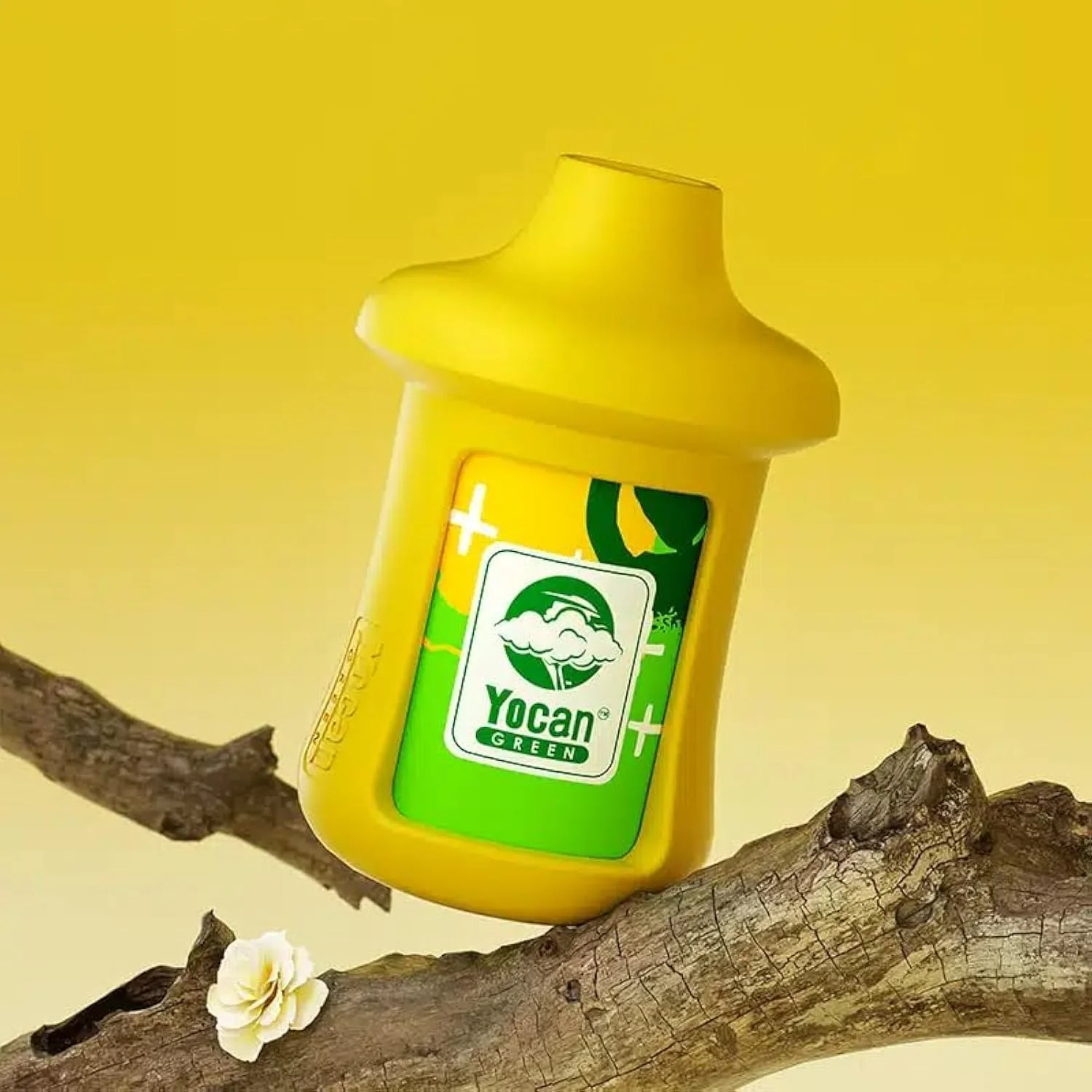 1 عدد، تصفیه کننده هوای شخصی Yocan Green، فیلتر هوای یکبار مصرف برای حذف بوی دست دوم، فیلتر کربن نارگیل فعال شده HEPA 4 مرحله ای برای از بین بردن بو، مناسب برای خانه و ماشین، ایده آل برای هدیه (زرد)