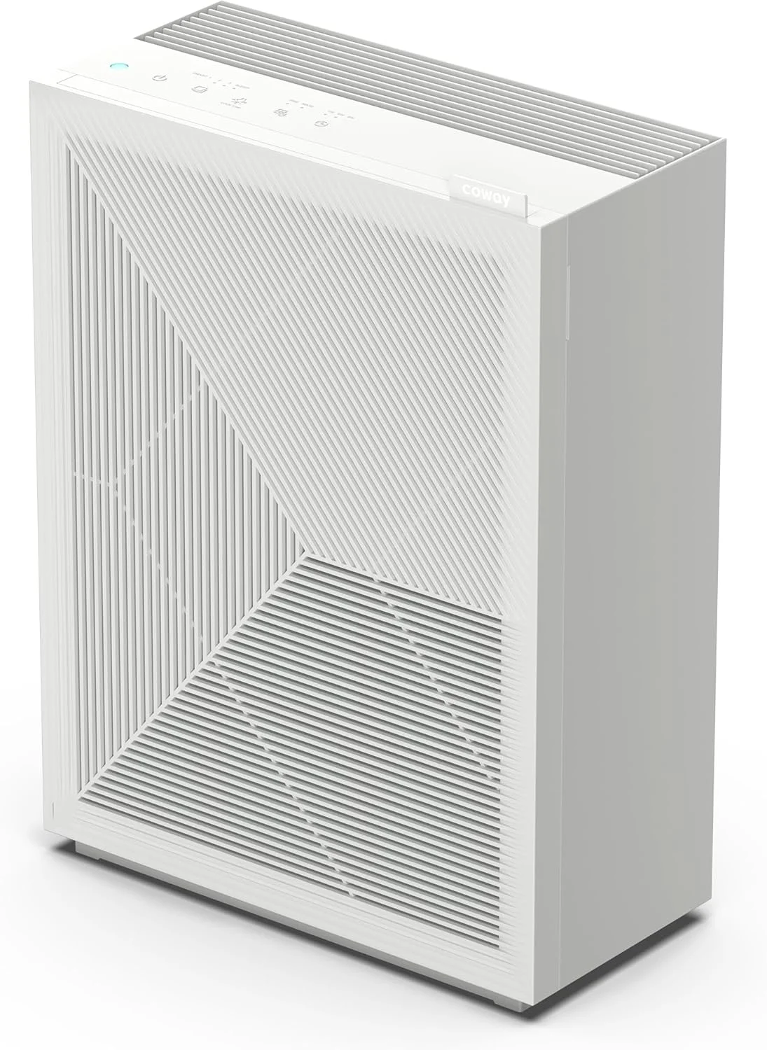 دستگاه تصفیه هوا Coway Airmega 160 True HEPA با قابلیت نظارت بر کیفیت هوا، حالت خودکار، نشانگر فیلتر، سفید کبوتری