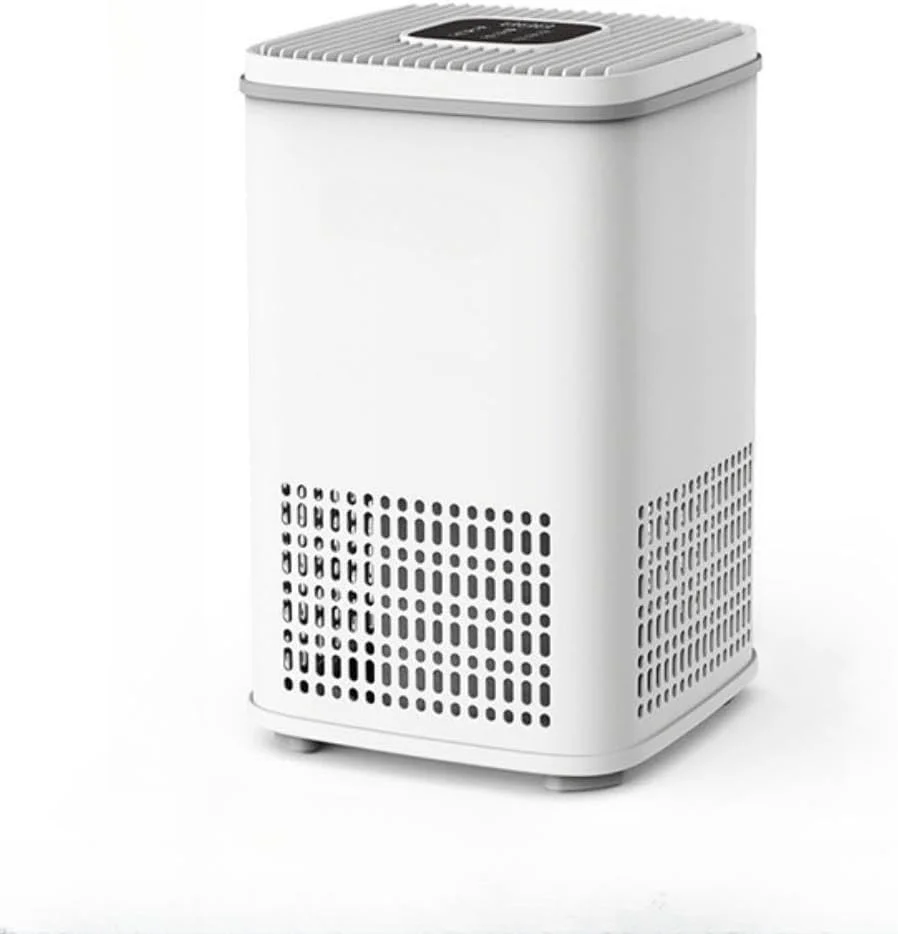 دستگاه تصفیه هوای FengMingoo برای اتاق بزرگ، کنترل هوشمند WiFi الکسا و مانیتور PM2.5، با تایمر، فیلتر HEPA واقعی H13، تمیز کننده بی صدا 40dB، برای آلرژی، حیوانات خانگی، دود، گرد و غبار، گرده، بدون ازن (سفید)