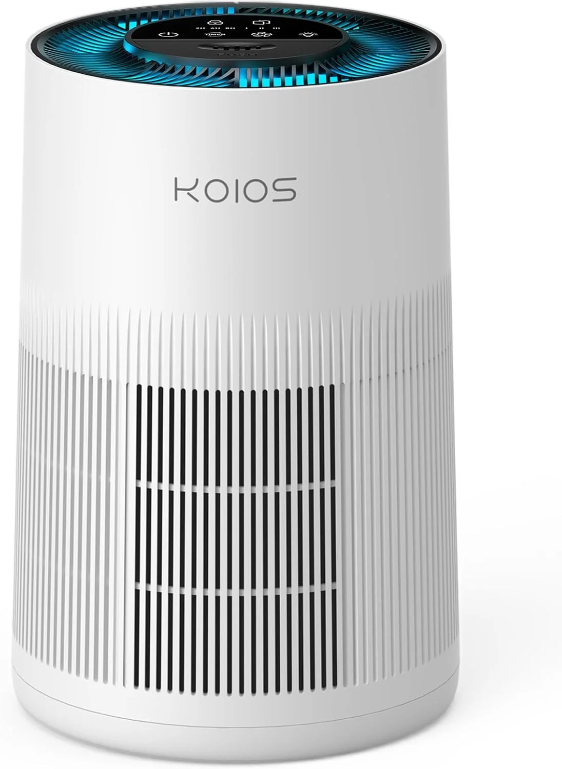 دستگاه تصفیه هوا KOIOS مناسب منزل، اتاق بزرگ، 110 متر مربع، تصفیه کننده هوا HEPA H13 برای اتاق خواب با 7 نور رنگی، رایحه درمانی، دستگاه تصفیه کننده فیلتر هوا