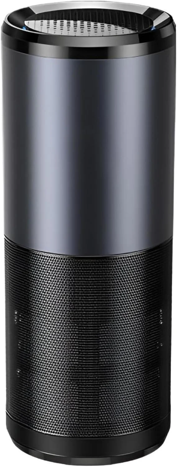 دستگاه تصفیه هوای قابل حمل با فیلتر H13 HEPA، تصفیه کننده هوا برای خودرو و خانه، مناسب برای آلرژی، دود، گرد و غبار، بو، طراحی جمع و جور برای دفتر، اتاق خواب، مسافرت