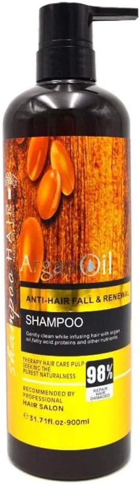 شامپو روغن آرگان ضد ریزش و احیا کننده مو 900 میلی لیتر شامپو روغن آرگان ضد ریزش و احیا کننده مو 900 میلی لیتر