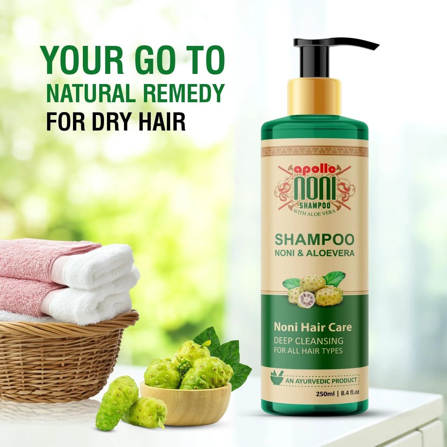 شامپو میوه نونی آپولو برای انواع مو | برای مراقبت از مو، پاکسازی عمیق، کنترل ریزش مو، ضد شوره | شامپو میوه نونی آپولو برای انواع مو | برای مراقبت از مو، پاکسازی عمیق، کنترل ریزش مو، ضد شوره |