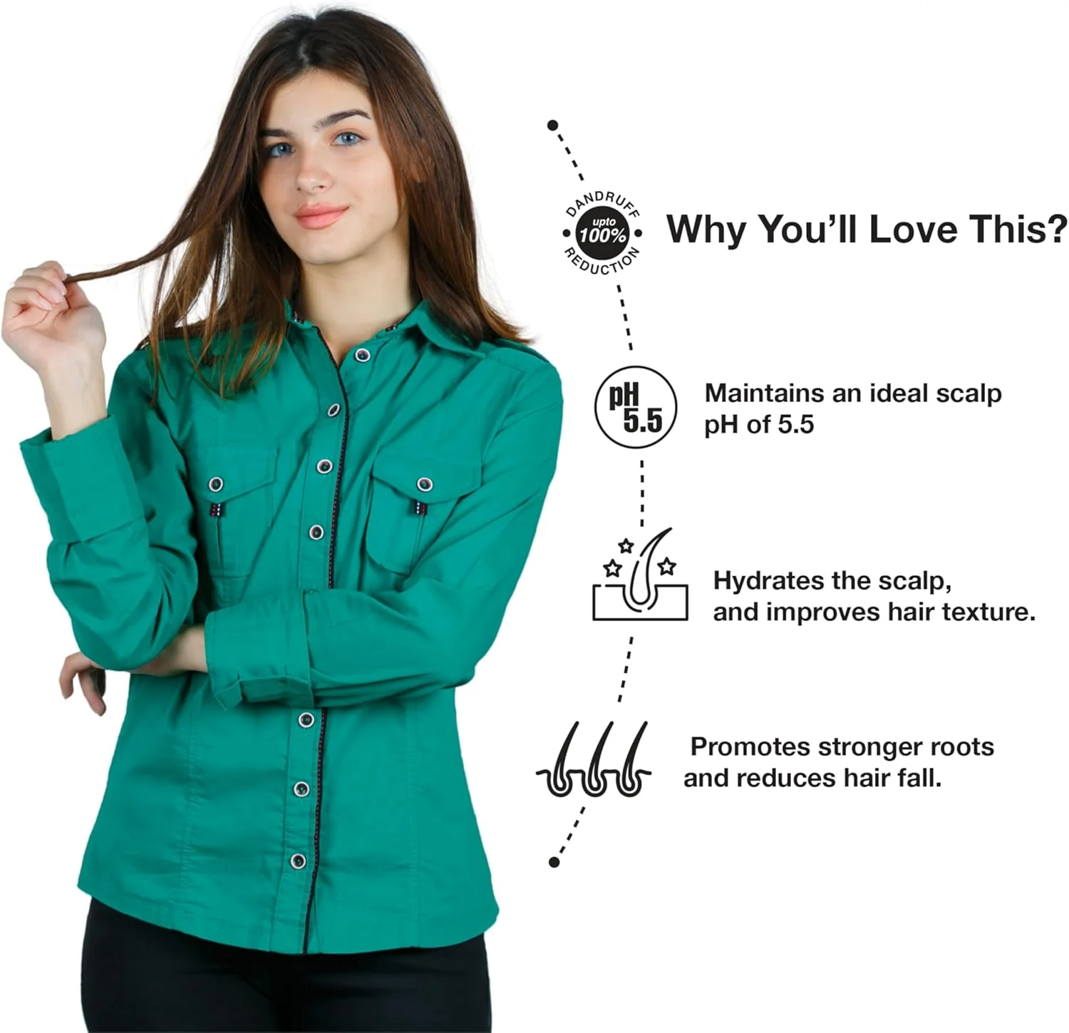 شامپو ضد شوره بایوپنت | کاهش طبیعی شوره سر از منبع | روغن درخت چای با اسید سالیسیلیک | کمک به رفع خارش و سوزش | بدون سموم، مورد تایید متخصصین پوست و FDA | مناسب انواع مو