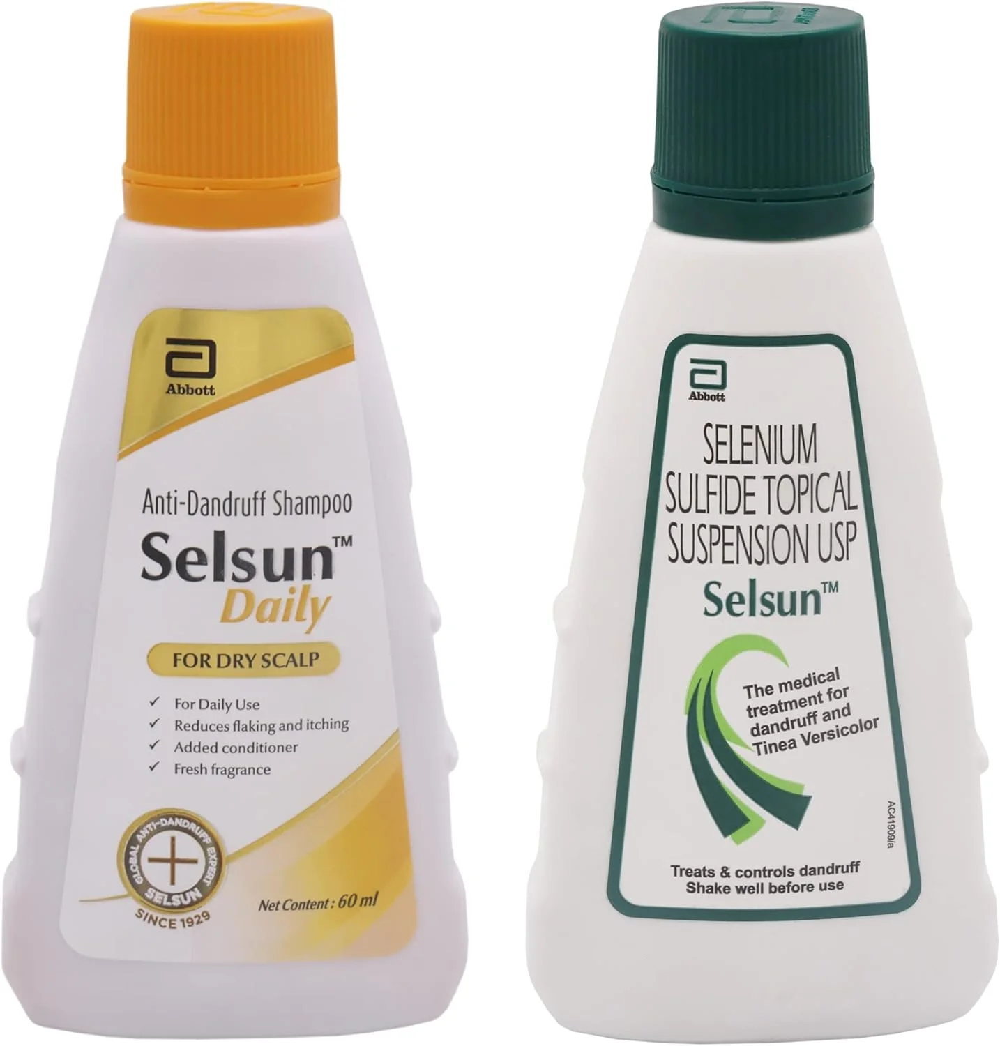 شامپو ضد شوره روزانه و سوسپانسیون ضد شوره سلسون ابوت (بسته 2 عددی) (روزانه 60 میلی لیتر + سوسپانسیون 60 میلی لیتر) شامپو ضد شوره روزانه و سوسپانسیون ضد شوره سلسون ابوت (بسته 2 عددی) (روزانه 60 میلی لیتر + سوسپانسیون 60 میلی لیتر)