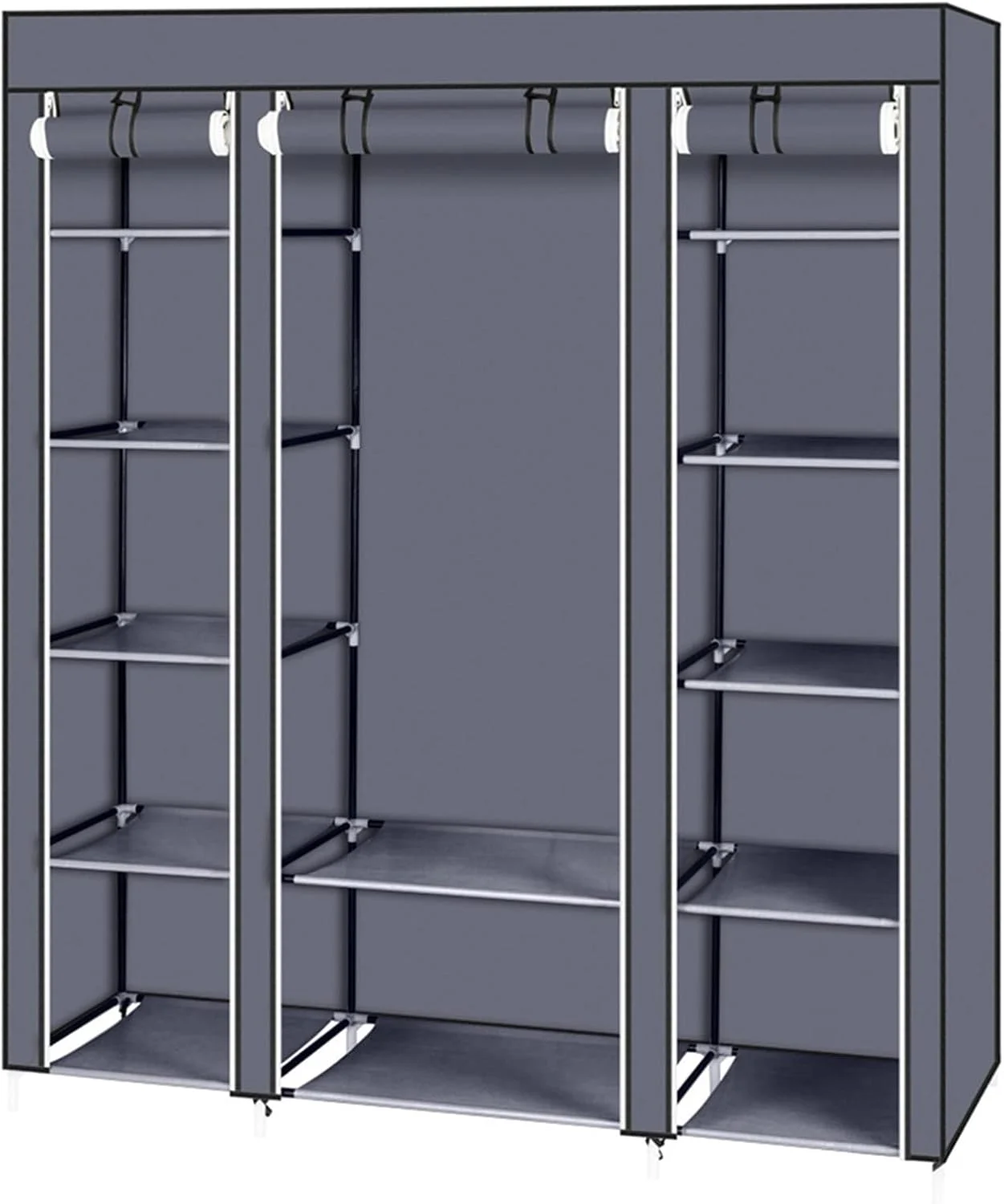 کمد لباس Nyyldr، کمد لباس قابل حمل، قفسه ذخیره سازی با پارچه نبافته، مونتاژ سریع و آسان، فوق العاده قوی