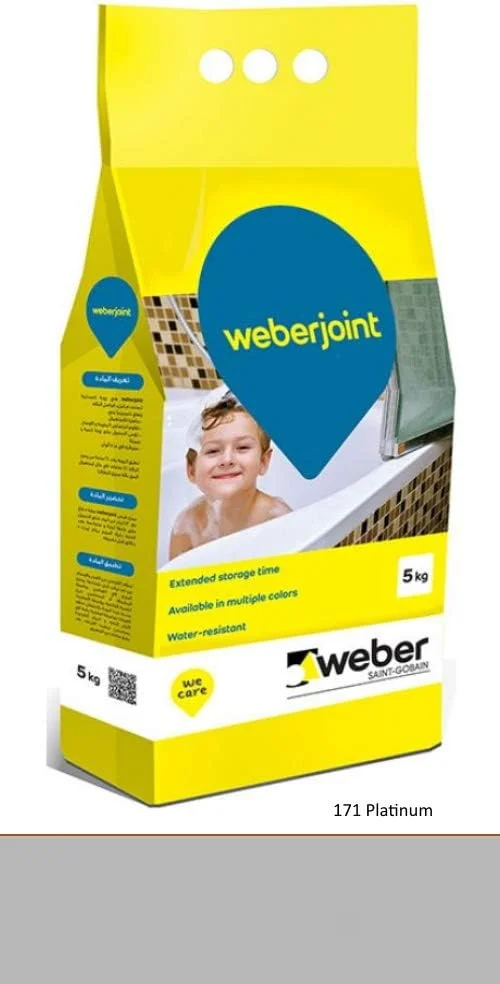 پودر بندکشی آماده مصرف سیمانی رویال اپکس Weber - رنگ های متنوع (پلاتینیوم)