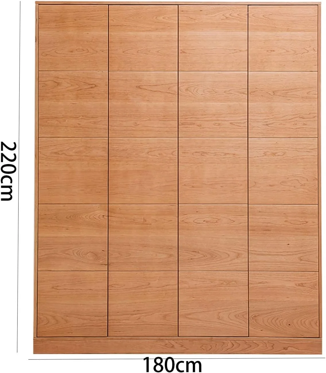 کمد لباس Nyyldr مینیمالیستی چوبی جامد گردوی سیاه آلبالو کمد لباس پلت فرم ابری ذخیره سازی زمینی