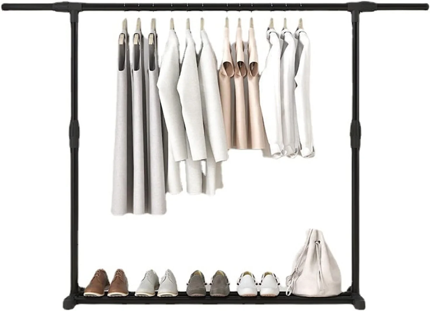 کمد لباس Nyyldr، رگال لباس، رگال ایستاده کت، رگال آویز لباس، کمد لباس آویز، قفسه کت، چوب لباسی ایستاده برای خوابگاه