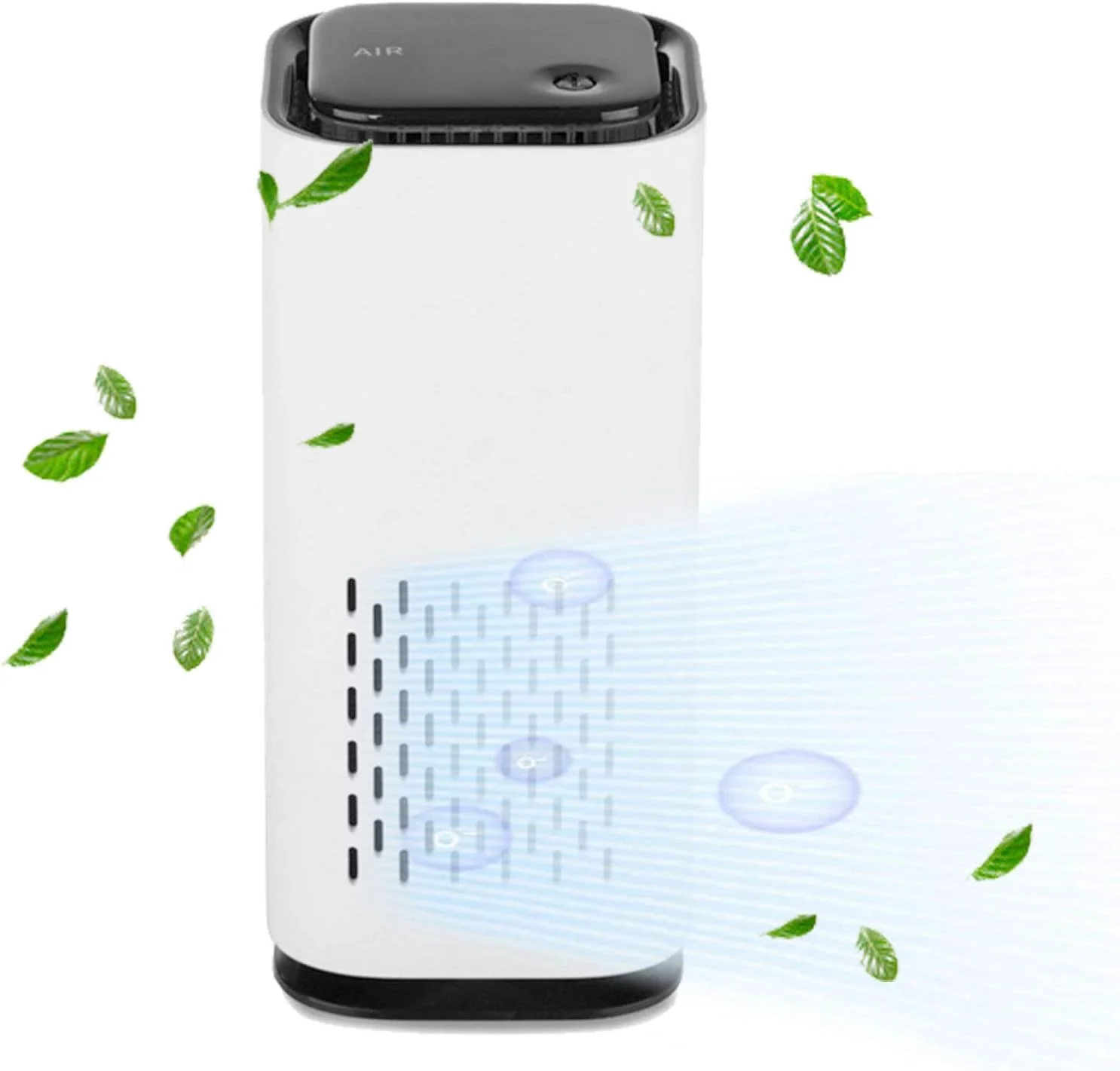 دستگاه تصفیه هوای قابل حمل QJJML برای خانه، ژنراتور یون منفی کم صدا USB خودرو، دستگاه تصفیه هوای کوچک خانگی برای دود سیگار، آلرژی، باکتری، کپک، گرده، سفید