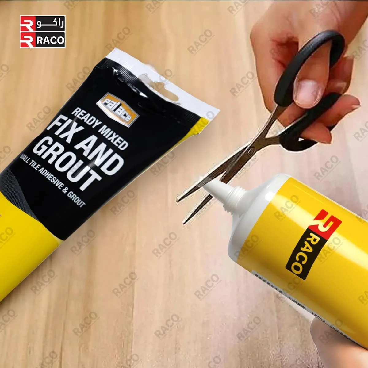 تیوپ پرکننده درزگیر سفید رنگ RACO Langlw، چسب درزگیر ضد آب برای ترمیم و نوسازی خطوط و شکاف های بین کاشی ها، 330 گرم (2 عدد) تیوپ پرکننده درزگیر سفید رنگ RACO Langlw، چسب درزگیر ضد آب برای ترمیم و نوسازی خطوط و شکاف های بین کاشی ها، 330 گرم (2 عدد)