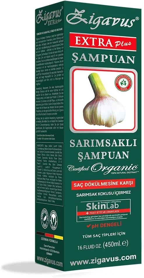 شامپو سیر طلایی اکسترا پلاس زیگاوس (450 میلی لیتر) ضد ریزش شدید مو، بدون بو، ضد شوره، مراقبت از مو شامپو سیر طلایی اکسترا پلاس زیگاوس (450 میلی لیتر) ضد ریزش شدید مو، بدون بو، ضد شوره، مراقبت از مو