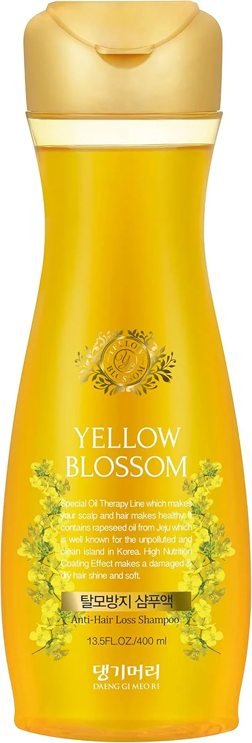 شامپو مراقبت از مو و جلوگیری از ریزش مو Daeng Gi Meo Ri- Yellow Blossom، درخشان کننده مو، تغذیه کننده و مرطوب کننده پوست سر، 400 میلی لیتر شامپو مراقبت از مو و جلوگیری از ریزش مو Daeng Gi Meo Ri- Yellow Blossom، درخشان کننده مو، تغذیه کننده و مرطوب کننده پوست سر، 400 میلی لیتر
