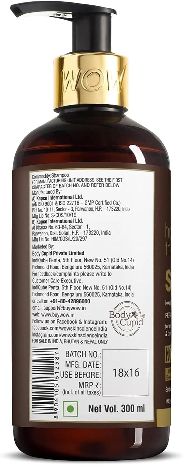 شامپو کنترل ریزش مو WOW، ۳۰۰ میلی لیتر
