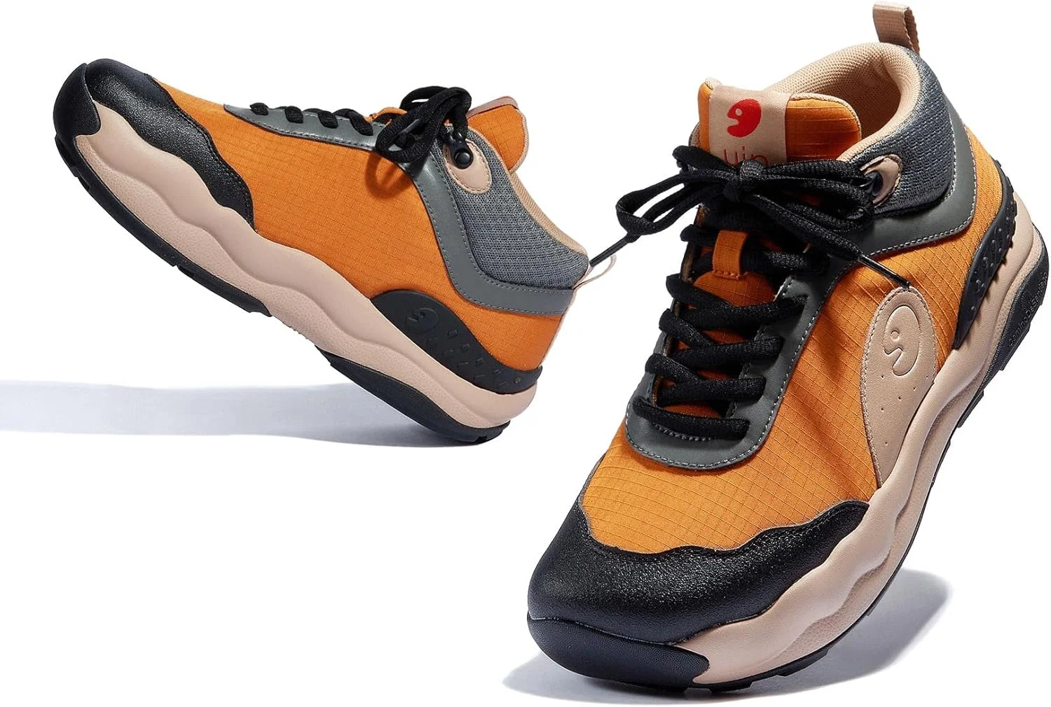 کفش پیاده روی پلتفرمی زنانه UIN، کفش کتانی راحت و غیر رسمی با طرح هنری مناسب سفر - مدل سن دیگو