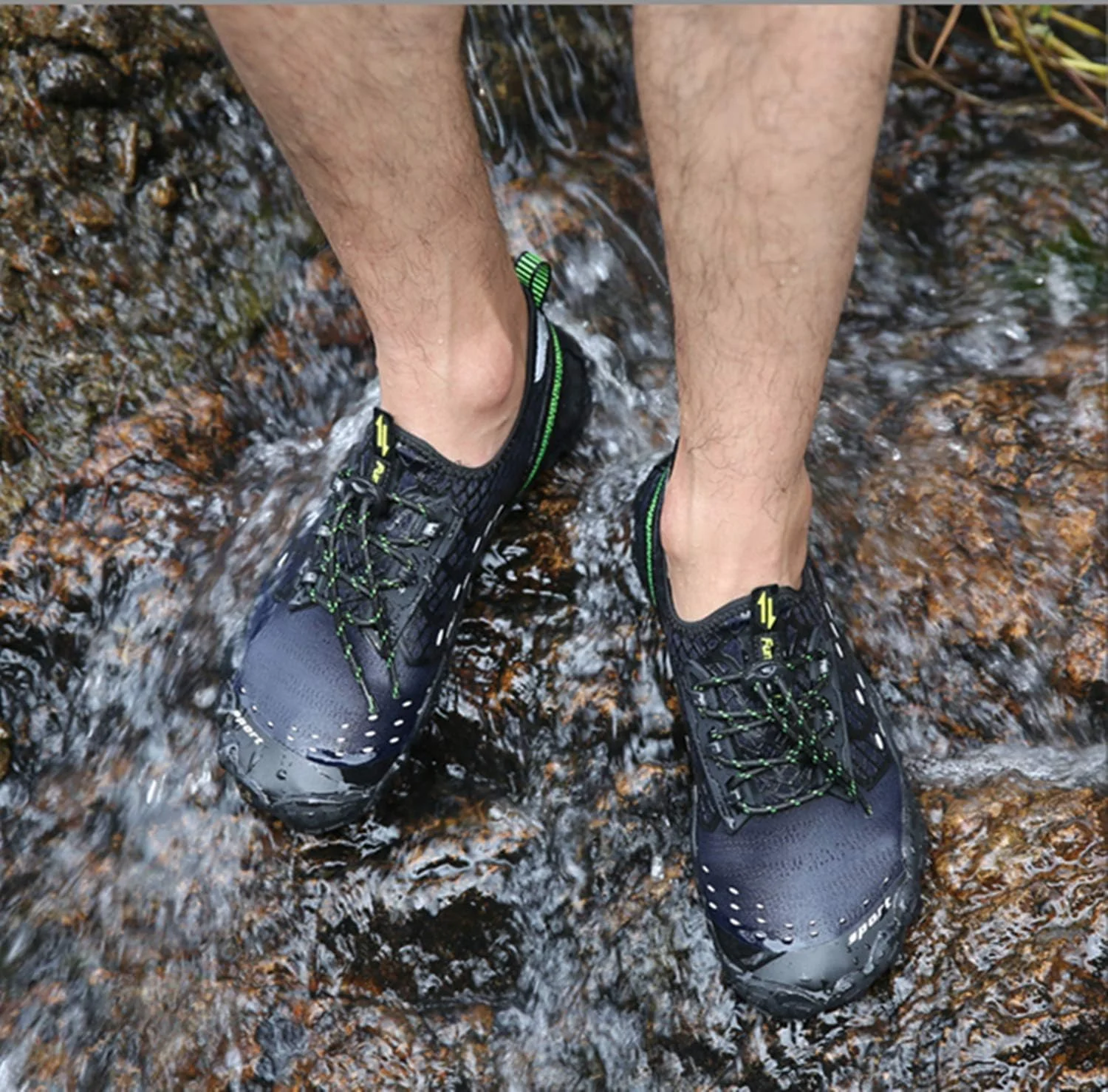 کفش‌های آبی مردانه و زنانه UBFEN، مناسب شنا، ورزش‌های ساحلی، خشک‌شونده سریع، پابرهنه برای قایق‌رانی، ماهیگیری، غواصی، موج‌سواری با قابلیت زهکشی، رانندگی، یوگا و حرکت در مسیر رودخانه