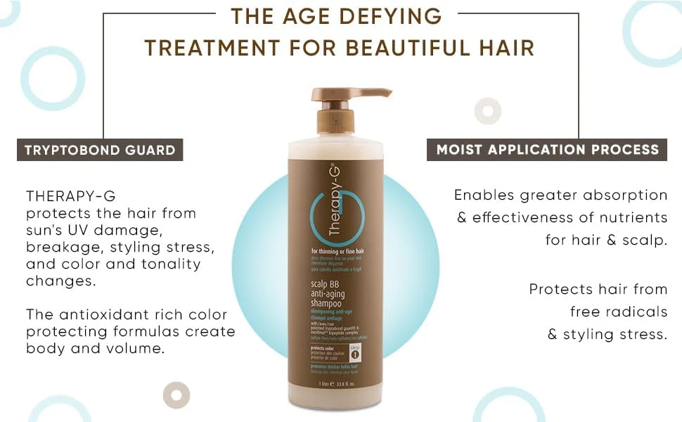 شامپو ضد پیری پوست سر Therapy-G G Scalp BB حجم 350 میلی لیتر شامپو ضد پیری پوست سر Therapy-G G Scalp BB حجم 350 میلی لیتر