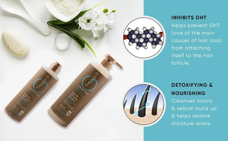 شامپو ضد پیری پوست سر Therapy-G G Scalp BB حجم 350 میلی لیتر شامپو ضد پیری پوست سر Therapy-G G Scalp BB حجم 350 میلی لیتر