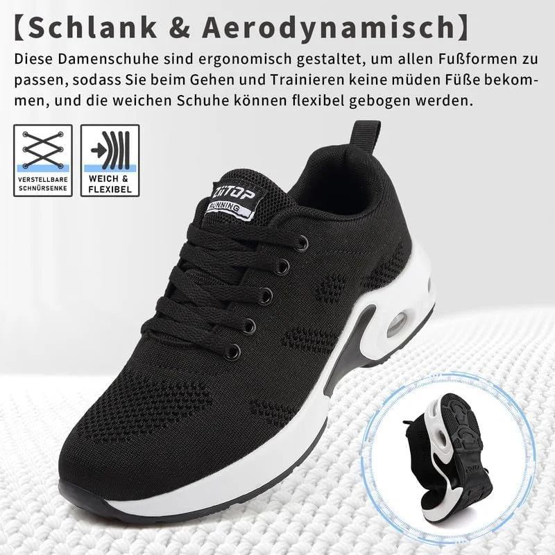 کفش‌های دویدن زنانه، کفش‌های ورزشی، کفش‌های تمرینی با بالشتک هوا، کفش‌های دویدن تنفسی تابستانی، کفش‌های ارتوپدی، کفش‌های پیاده‌روی سبک وزن ضد لغزش، کفش‌های تناسب اندام داخل سالن، کفش‌های دویدن در فضای باز