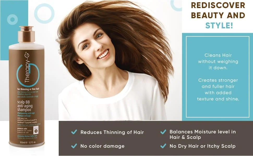 شامپو ضد پیری پوست سر Therapy-G G Scalp BB حجم 350 میلی لیتر شامپو ضد پیری پوست سر Therapy-G G Scalp BB حجم 350 میلی لیتر