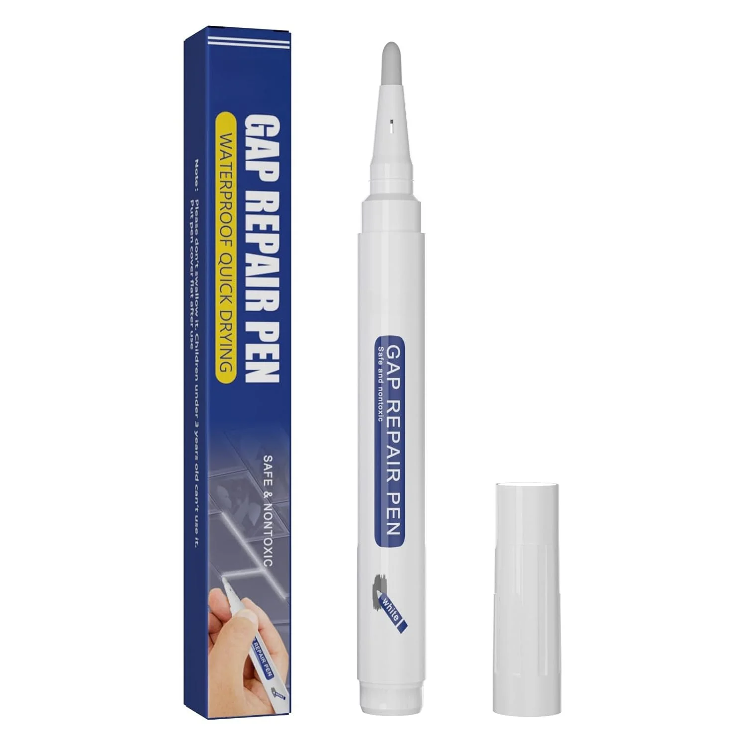 قلم ترمیم کننده درز کاشی NOVOLAN، ضد آب و مقاوم در برابر کپک، به طور یکپارچه نواقص را پنهان می کند، ظاهر خطوط دوغاب را در حمام، آشپزخانه یا هر سطح کاشی کاری شده پر و ترمیم می کند. قلم ترمیم کننده درز کاشی NOVOLAN، ضد آب و مقاوم در برابر کپک، به طور یکپارچه نواقص را پنهان می کند، ظاهر خطوط دوغاب را در حمام، آشپزخانه یا هر سطح کاشی کاری شده پر و ترمیم می کند.