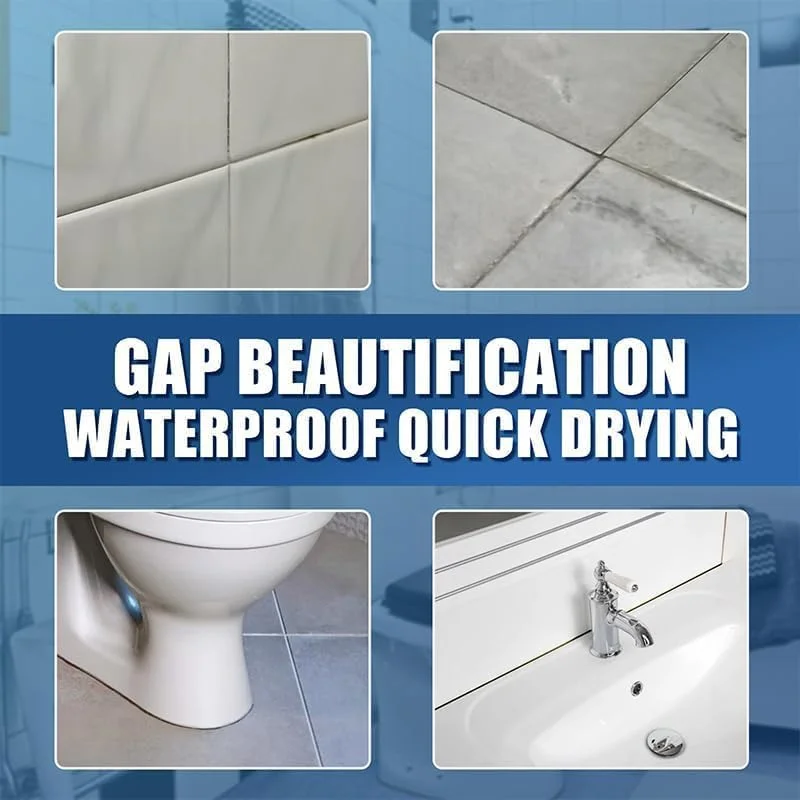 کیت تعمیر دوغاب کاشی، خمیر تعمیر دوغاب کاشی، پرکننده دوغاب سفید، محافظت سه گانه، فرمول خشک شدن سریع، خطوط دوغاب را سفید بازسازی و نوسازی می کند، 200 گرم