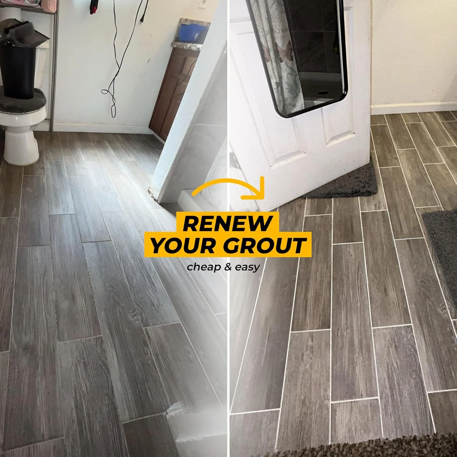 کیت تعمیر دوغاب کاشی PentaUSA - پرکننده دوغاب سفید، محافظت سه گانه، فرمول خشک شونده سریع، خطوط دوغاب را با کاردک ترمیم و نوسازی می کند (سفید، 250 گرم)