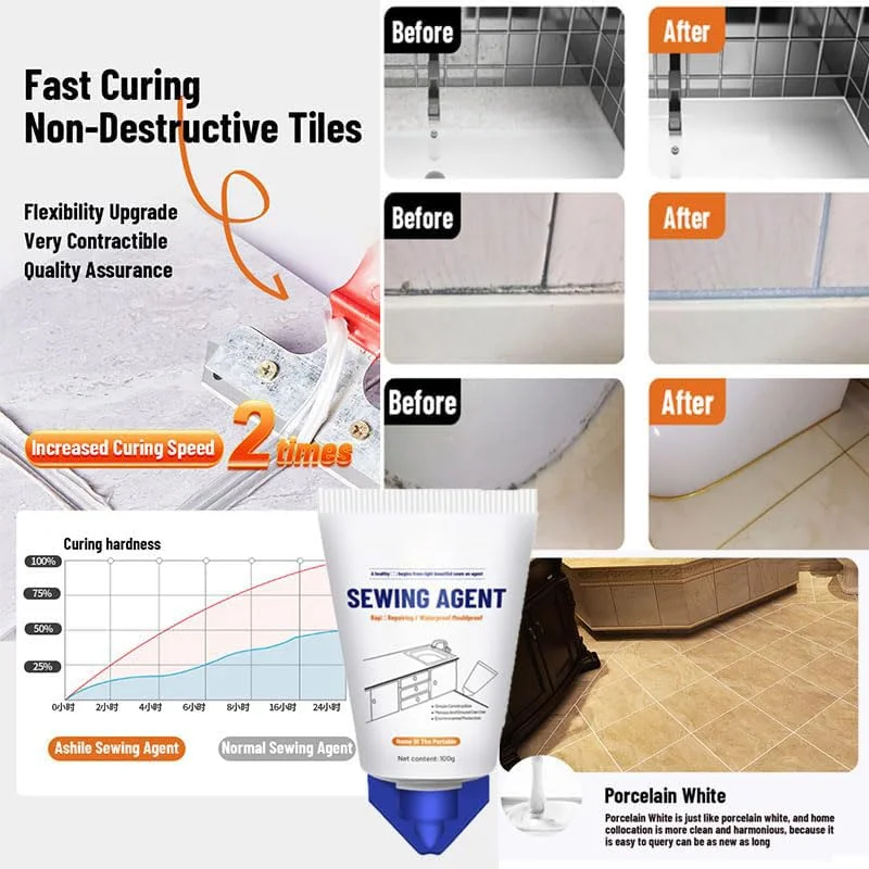 پرکننده درزگیر کاشی، درزگیر برای کاشی های کف، رنگ درزگیر کاشی، پرکننده ترک سیمان، رنگ درزگیر کاشی، بازسازی و نوسازی درزگیر برای کف حمام، شکاف کاشی، اتصالات، خطوط، 2 عدد